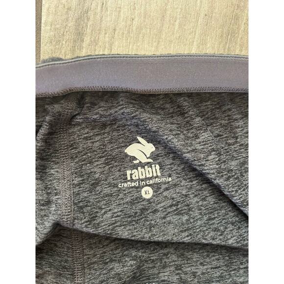 rabbit Men’s Running Victory Pants Dark Grey Size XL CC - Picture 2 of 3